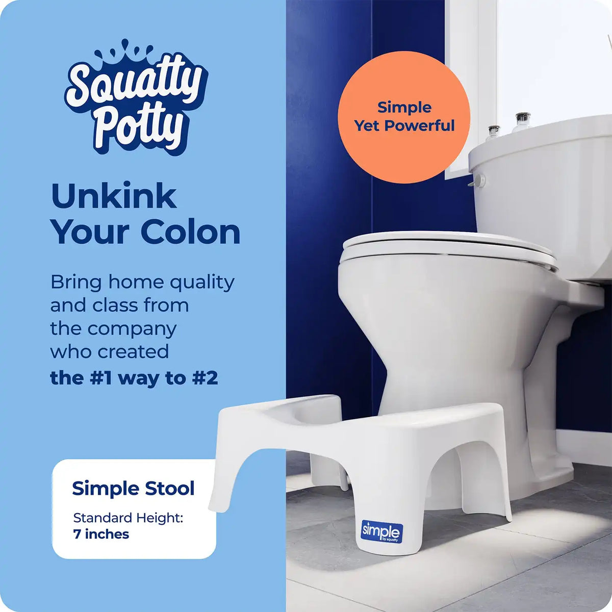 Simple Toilet Stool 2 Pack Bundle