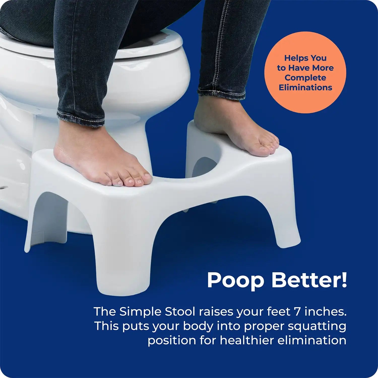 Simple Toilet Stool 2 Pack Bundle
